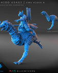 Emu Riders - Bushido Usagi - 3d Printed Miniature Sculpted by Blue Wyvern