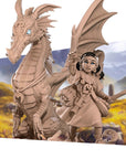 Human Summoner - Iconic Heroes - 3d Printed Miniature sculpted by Bite the Bullet