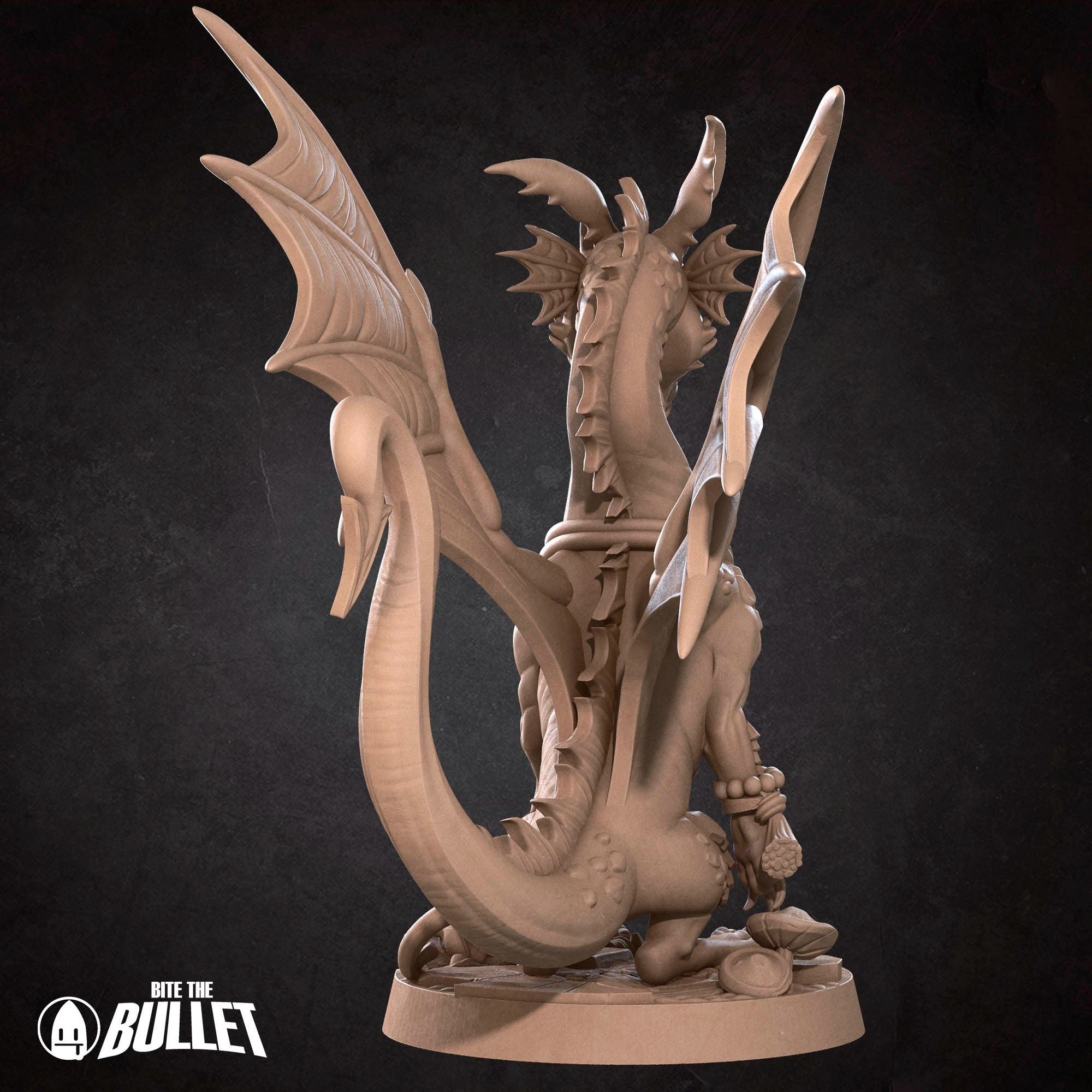 Human Summoner - Iconic Heroes - 3d Printed Miniature sculpted by Bite the Bullet