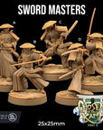 Sword Masters - Chosen of the Kami - 3d Printed Miniature by Dragon Trappers Lodge