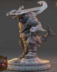 Yethra Coilblood - The Selachians of the Undertow (Sharkfolk) - 3d Printed Miniature sculpted by Daybreak Miniatures