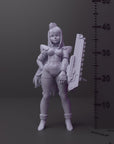 Alithra Dawncleaver - Neokingdoms - 3d Printed Miniature Sculpted by RN Estudio