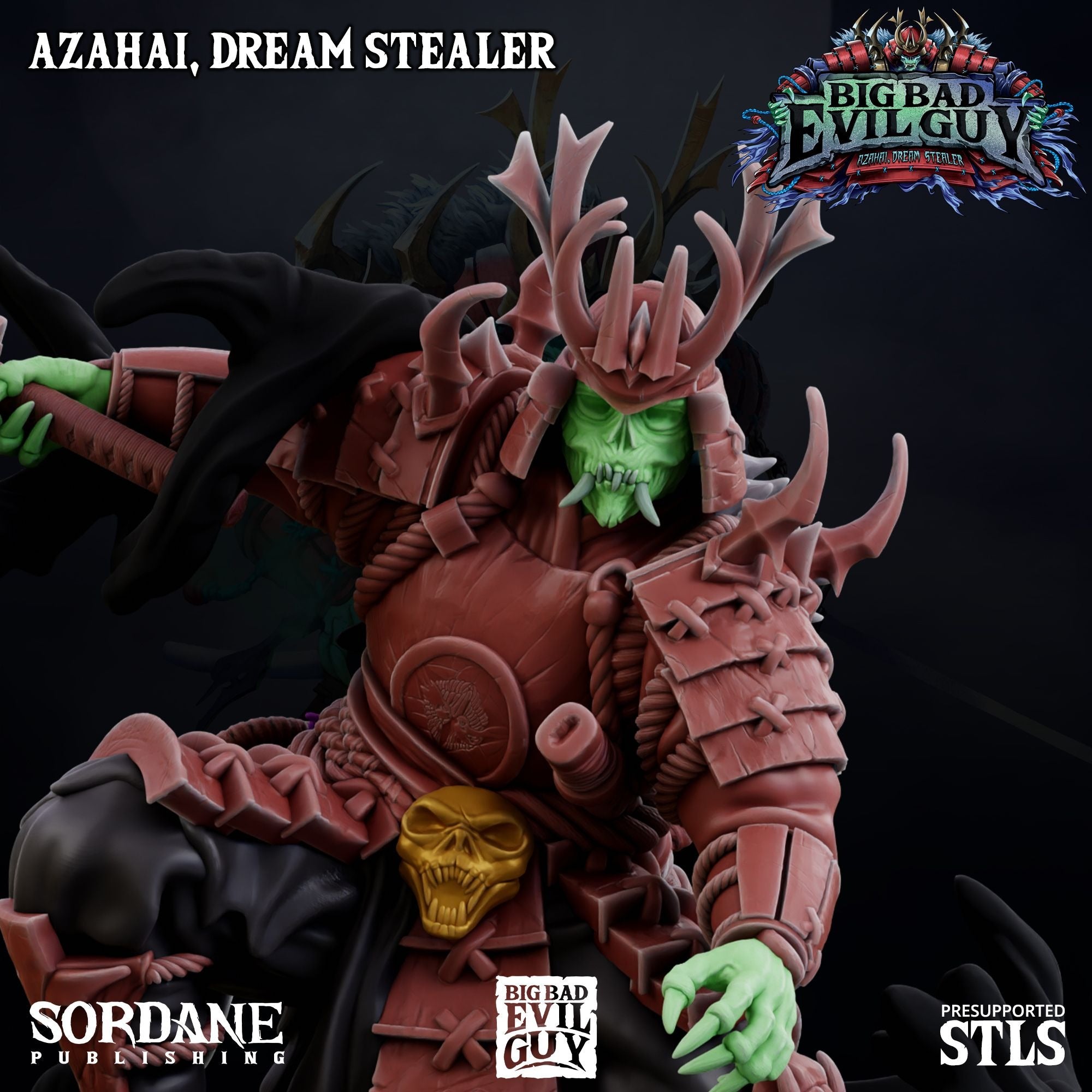 Azahai, Dream Stealer - 3d Printed Miniature Sculpted by Big Bad Evil Guys