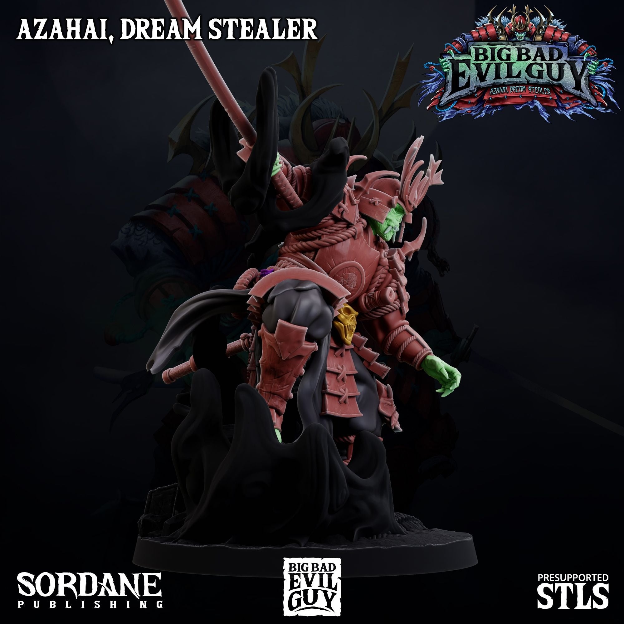 Azahai, Dream Stealer - 3d Printed Miniature Sculpted by Big Bad Evil Guys