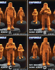 Papz Industries Hazmat Scientist - 3d Printed Miniature Sculpted by Papsikels Miniatures