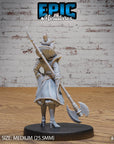 Warrior Empress - 3d Printed Miniature Sculpted by Epic Miniatures