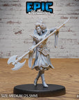 Warrior Empress - 3d Printed Miniature Sculpted by Epic Miniatures