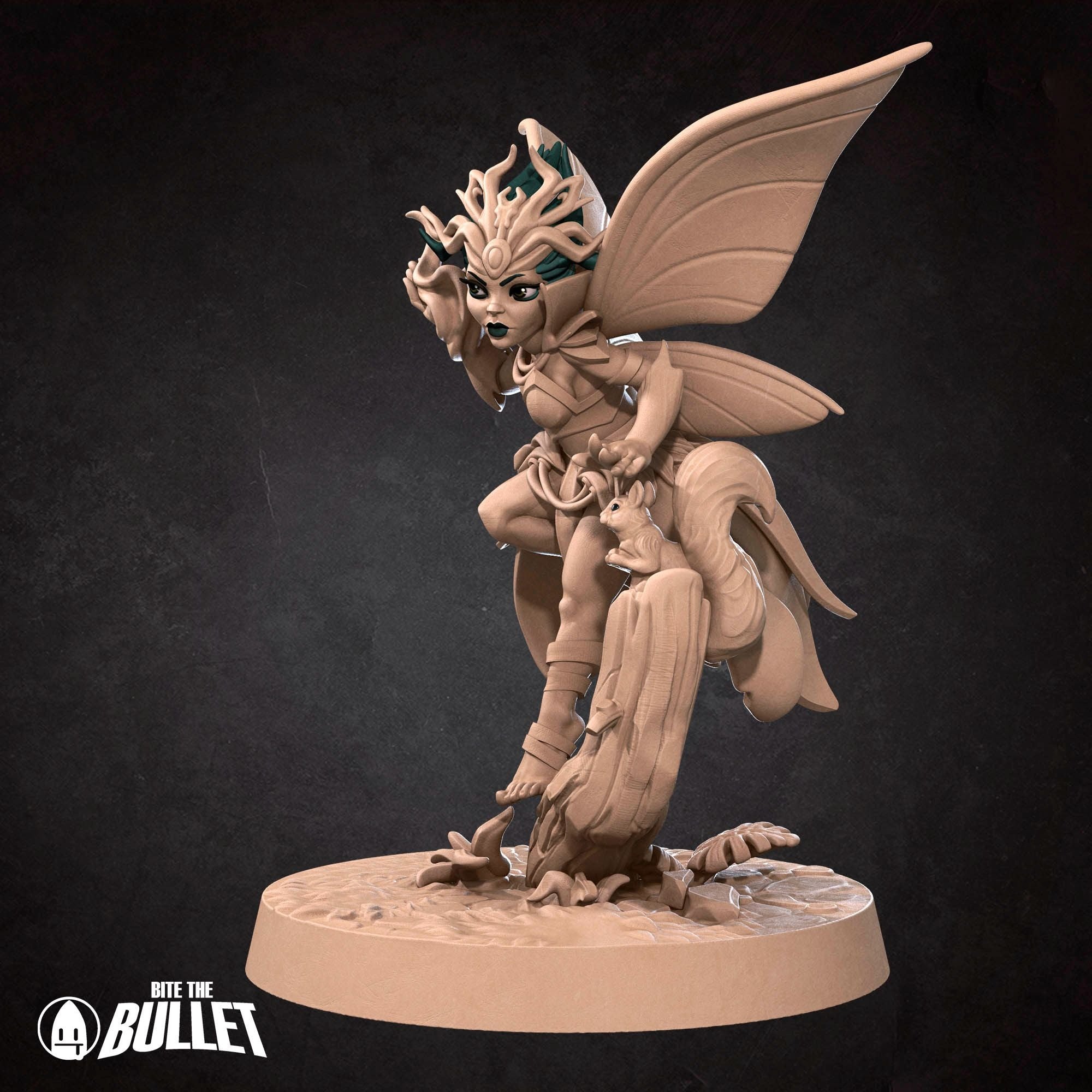 Pixie Sorceress - Pixies - 3d Printed Miniature sculpted by Bite the Bullet