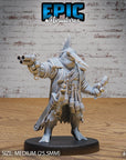 Sawhead Pirate - 3d Printed Miniature Sculpted by Epic Miniatures