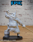 Sawhead Pirate - 3d Printed Miniature Sculpted by Epic Miniatures