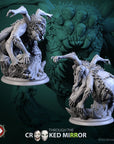 Weaver of Torment - Through the Crooked Mirror - 3d Printed Miniature Sculpted by White Werewolf Tavern