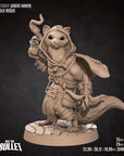 Ferretfolk Rogue - Grove Haven - 3d Printed Miniature sculpted by Bite the Bullet