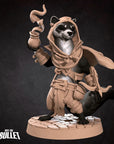 Ferretfolk Rogue - Grove Haven - 3d Printed Miniature sculpted by Bite the Bullet