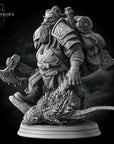 Dwarven Dragon Hunter, Thalgrim Oakbeard - 3d Printed Miniature Sculpted by Stormborn Collectibles