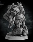 Dwarven Dragon Hunter, Thalgrim Oakbeard - 3d Printed Miniature Sculpted by Stormborn Collectibles