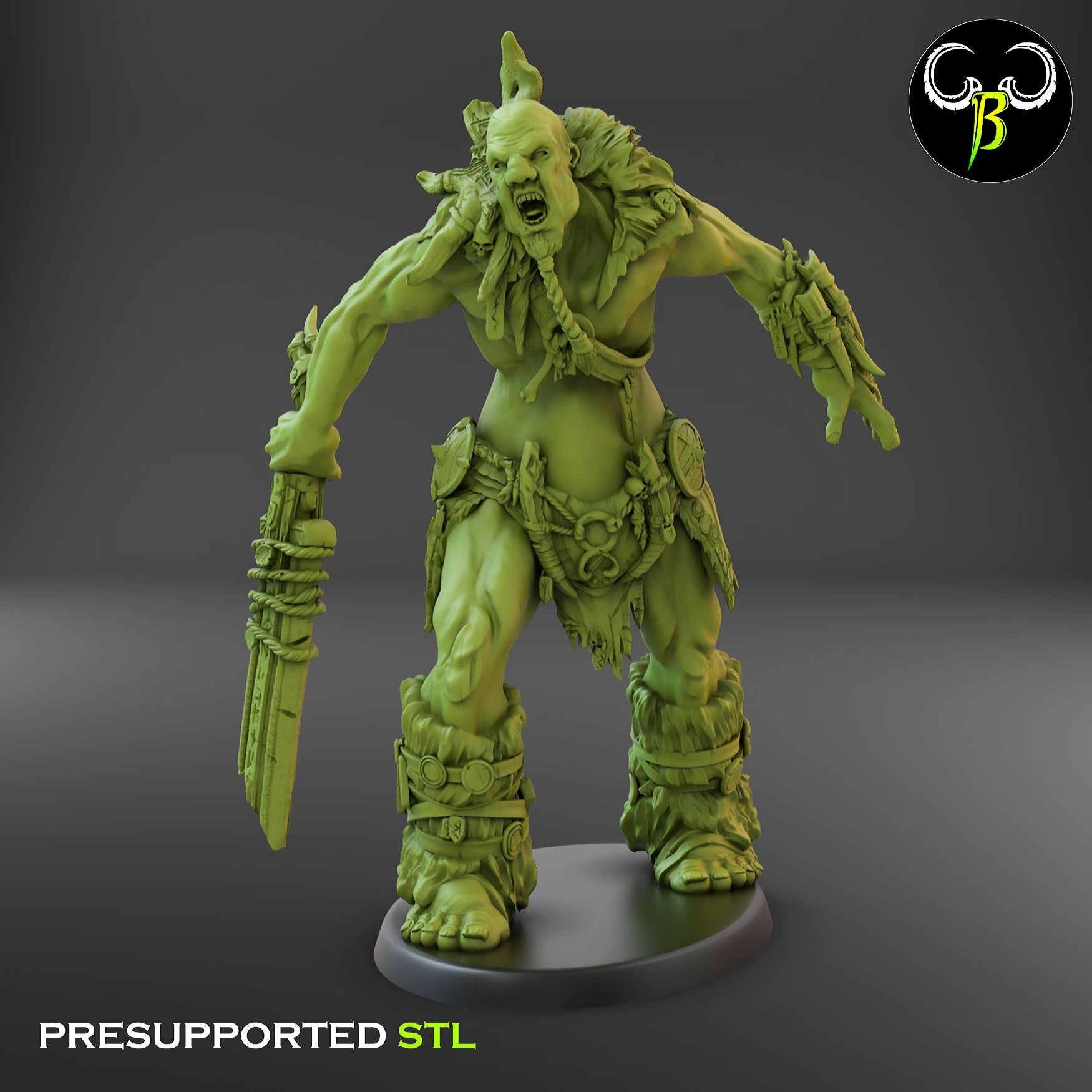 Peak Wanderers - Sons of the Everfeast - 3d Printed Miniature Sculpted by Clay Beast Creations