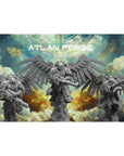 Angelic Flying Artillerymen - 3 Model Modular Unit 3d Printed Sculpted by Atlan Forge