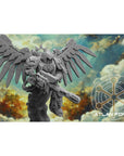 Angelic Flying Artillerymen - 3 Model Modular Unit 3d Printed Sculpted by Atlan Forge
