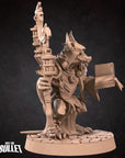 Kobold Cleric - Kobold DND - 3d Printed Miniature sculpted by Bite the Bullet