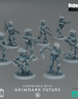 SEA Coalition Strike Soldiers - 3d Printed Miniature Sculpted by OshounaMinis