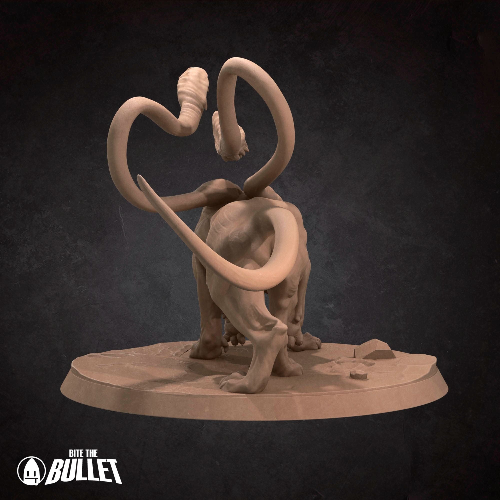 Displacer Beast - Iconic Monsters - 3d Printed Miniature sculpted