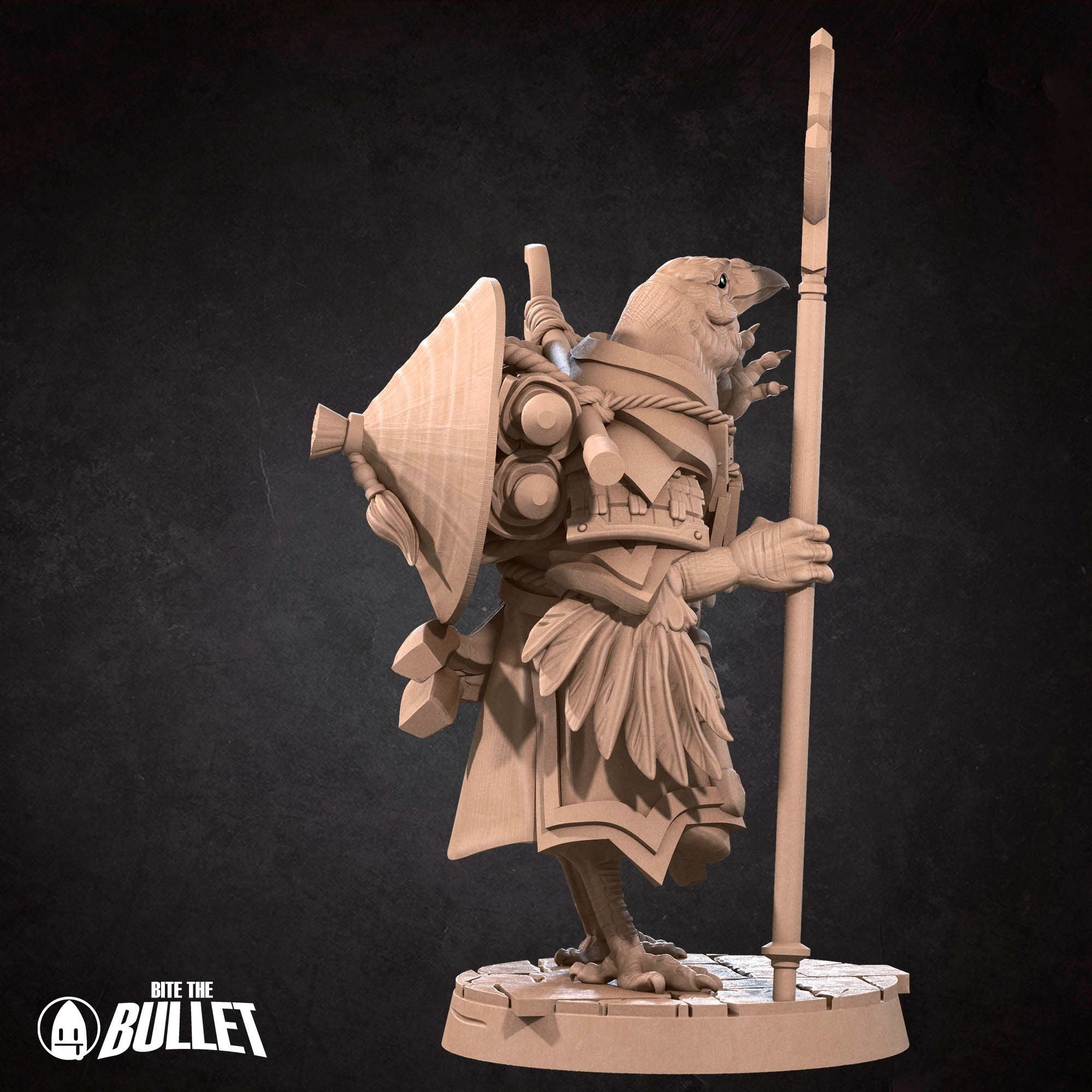 Tengu Oracle - Iconic Heroes - 3d Printed Miniature sculpted by Bite the Bullet