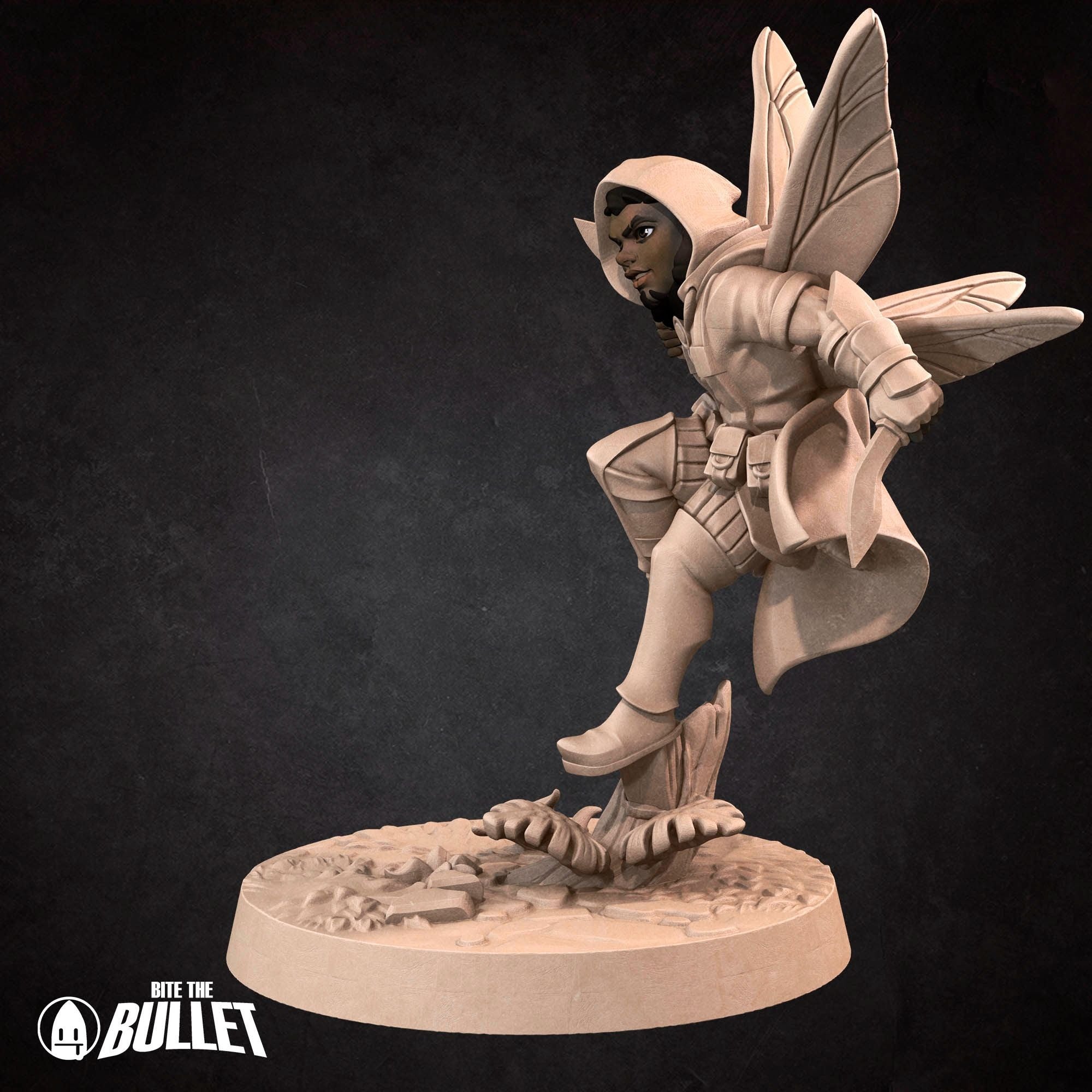 Pixie Rogue - Pixies - 3d Printed Miniature sculpted by Bite the Bullet