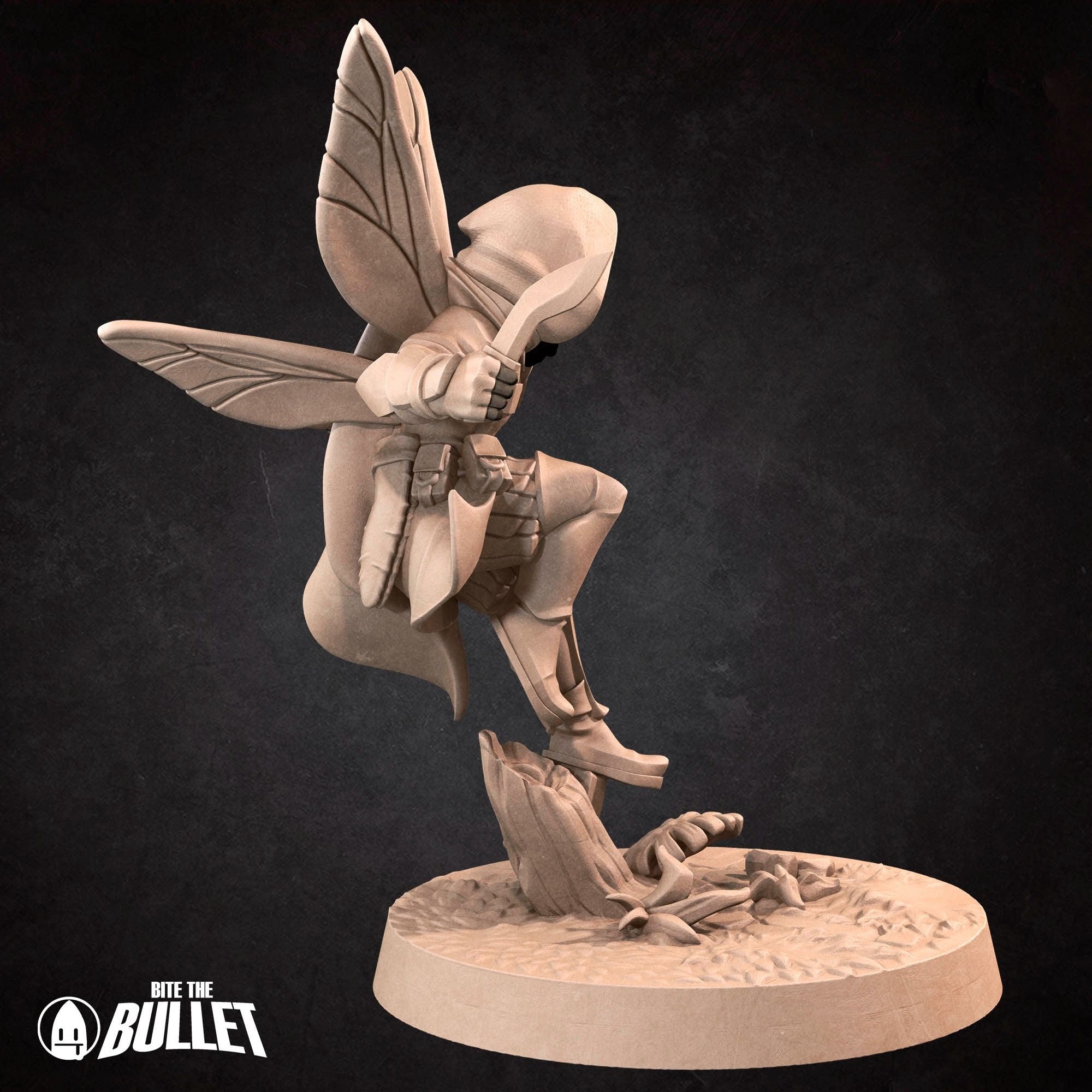 Pixie Rogue - Pixies - 3d Printed Miniature sculpted by Bite the Bullet
