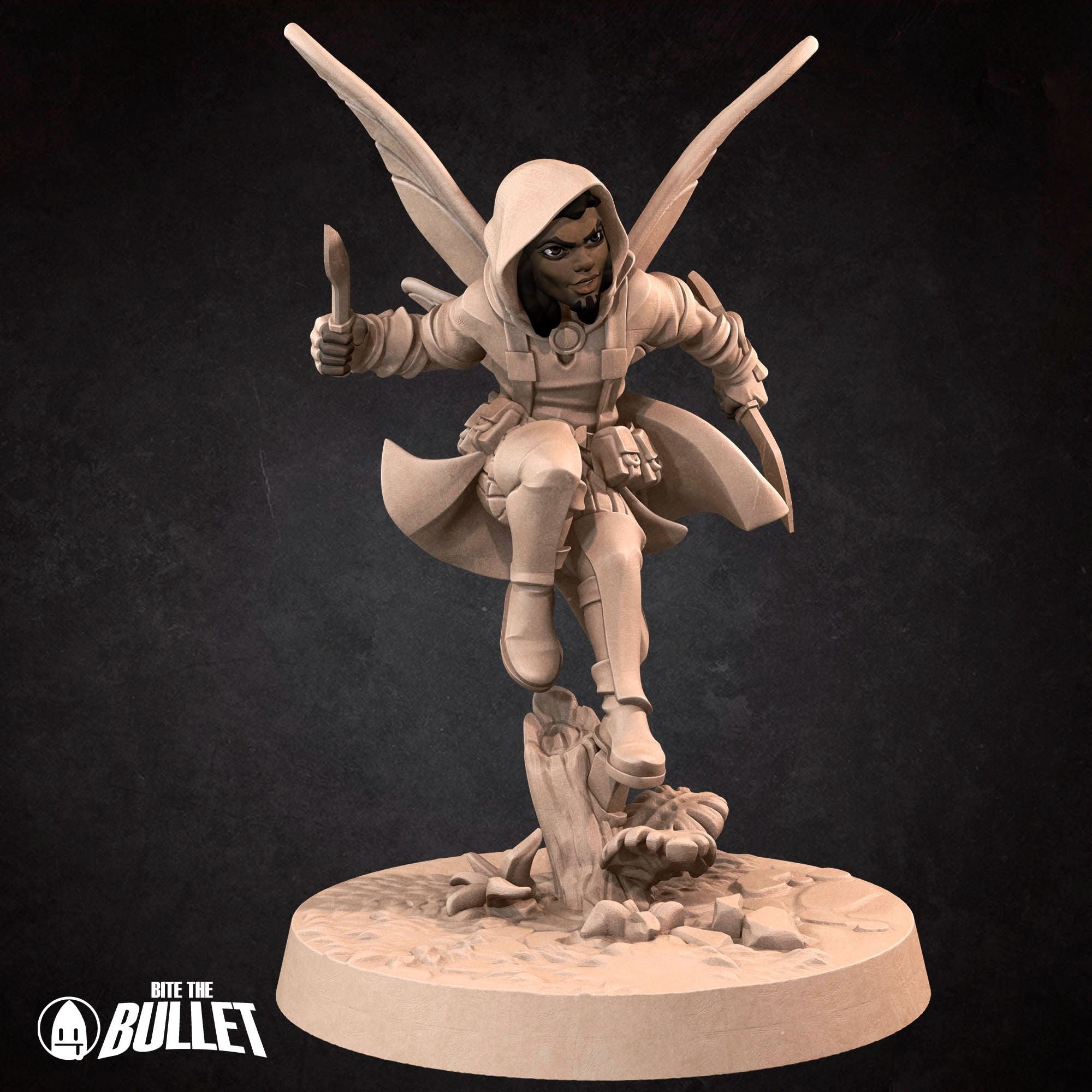 Pixie Rogue - Pixies - 3d Printed Miniature sculpted by Bite the Bullet