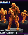 Trauma Troupe Assault Team - 3d Printed Miniature Sculpted by Papsikels Miniatures