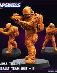 Trauma Troupe Assault Team - 3d Printed Miniature Sculpted by Papsikels Miniatures