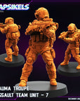 Trauma Troupe Assault Team - 3d Printed Miniature Sculpted by Papsikels Miniatures