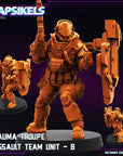 Trauma Troupe Assault Team - 3d Printed Miniature Sculpted by Papsikels Miniatures