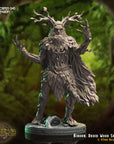 Bihorn, Druid Wood Shifter- 3d Printed Miniature Sculpted by Crippled God Foundry