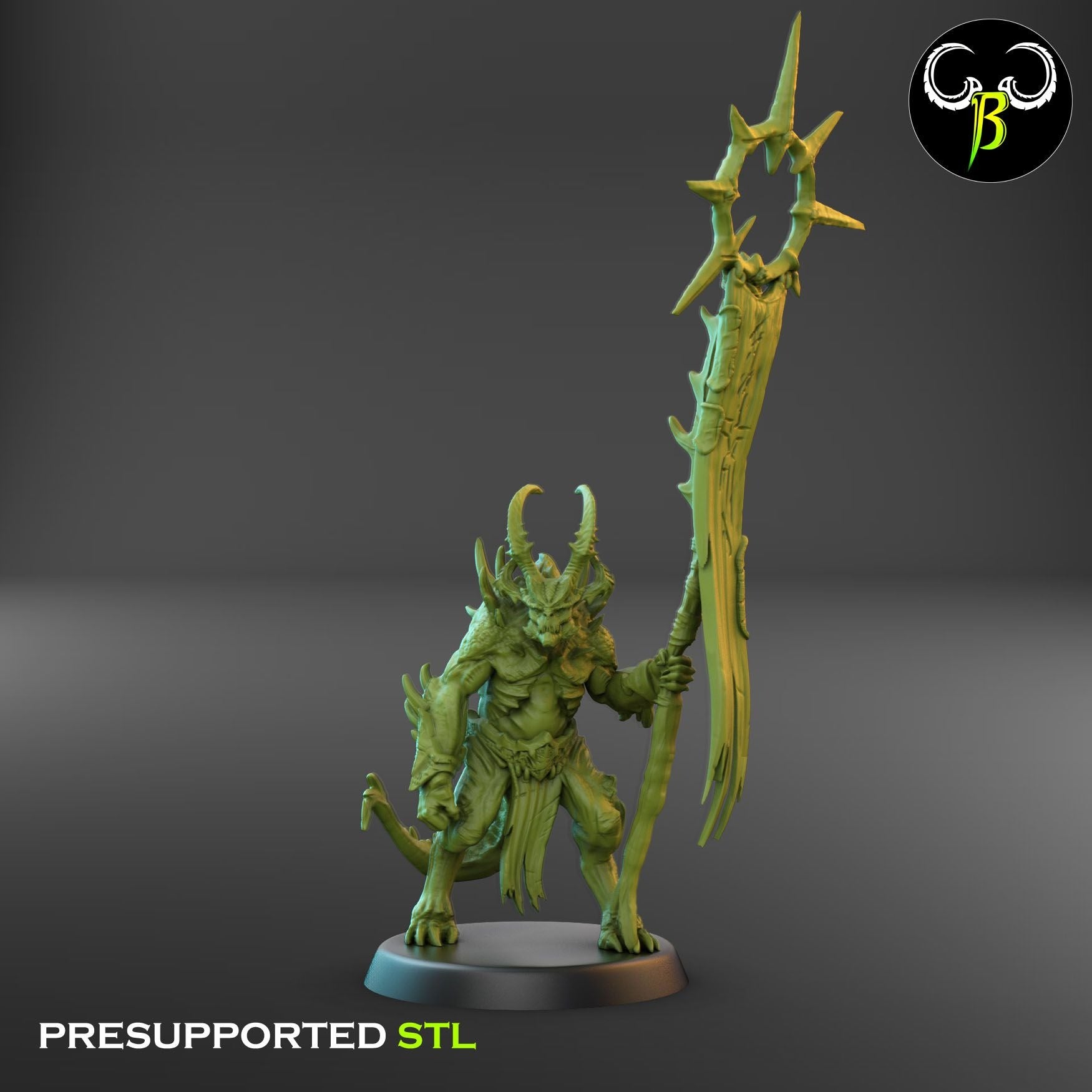 Gorebreaker Squad - Dark Legions - 3d Printed Miniature Sculpted by Clay Beast Creations