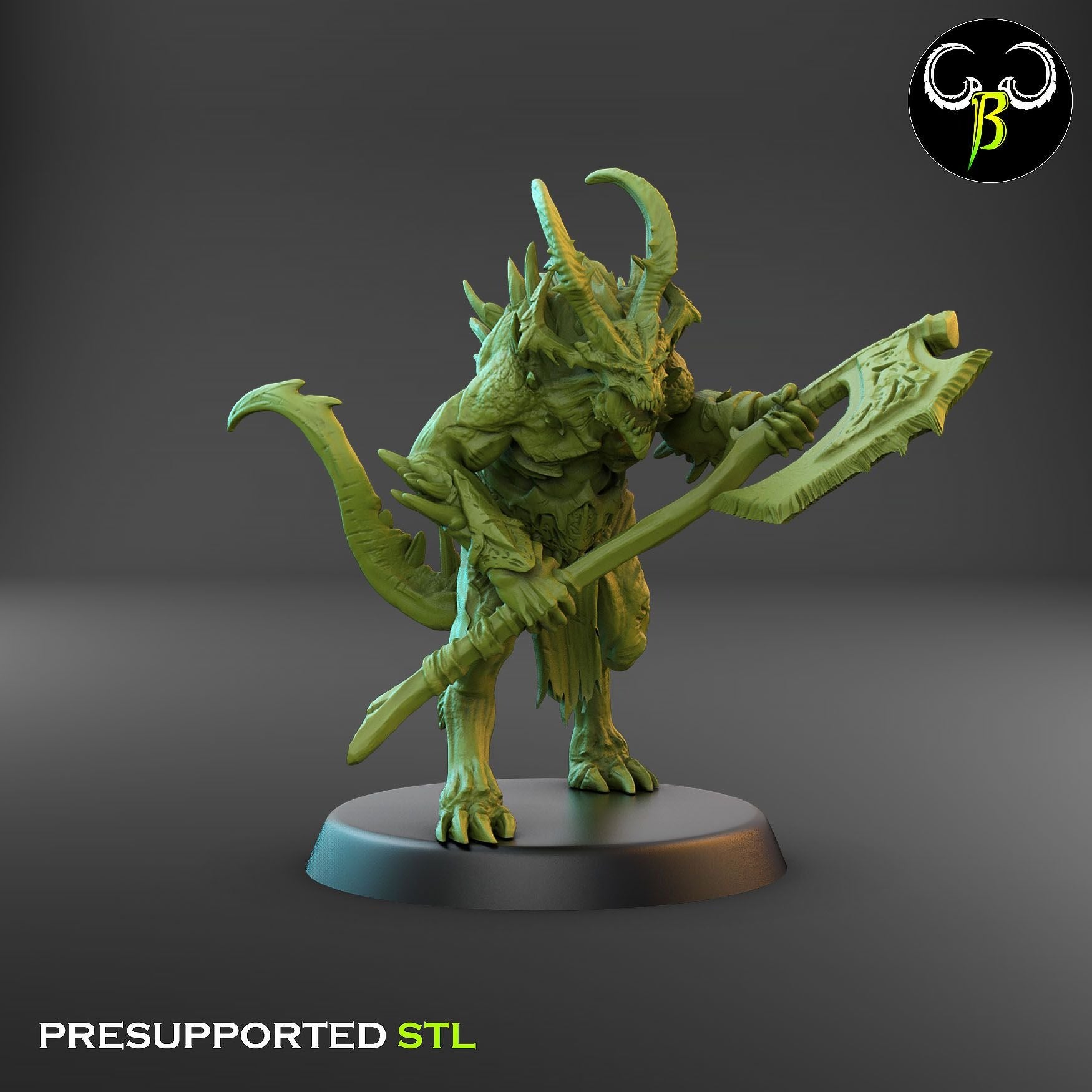 Gorebreaker Squad - Dark Legions - 3d Printed Miniature Sculpted by Clay Beast Creations