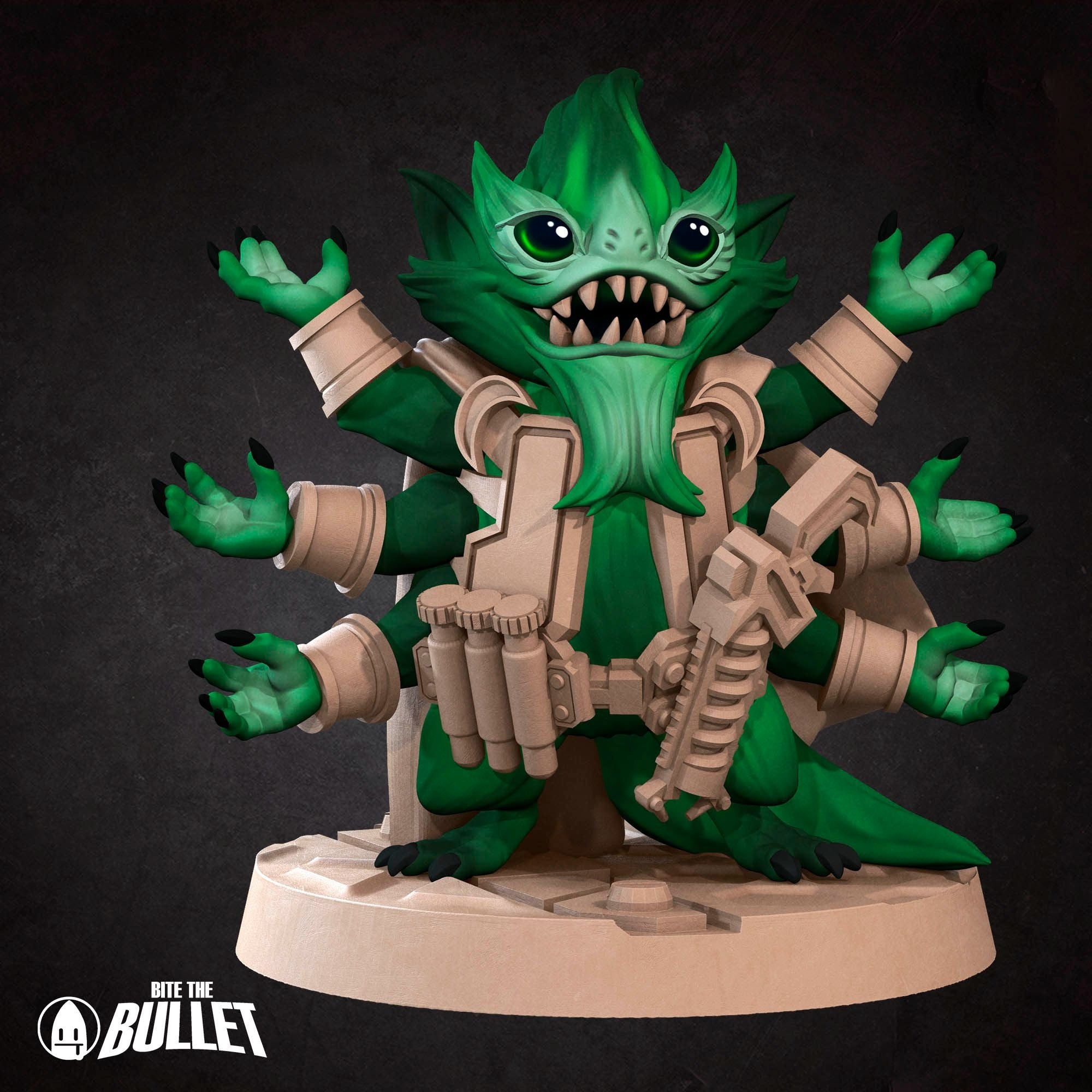 Furblin Soldier - Bullet Galaxy - 3d Printed Miniature sculpted by Bite the Bullet