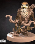 Hawkfolk Ranger - Grove Haven - 3d Printed Miniature sculpted by Bite the Bullet