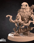 Hawkfolk Ranger - Grove Haven - 3d Printed Miniature sculpted by Bite the Bullet