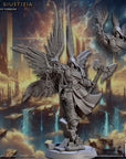 Lady Giustizia - Wrath of the Malakim - 3d Printed Miniature sculpted by Artisan Guild