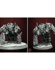 Wild Trolls - Army of Darkness Greenskins - 3d Printed Miniature Sculpted by Monolith Arts