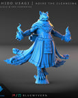 Aoire the Cleansing Dew - Bushido Usagi - 3d Printed Miniature Sculpted by Blue Wyvern