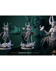 Darkheart Dame 75mm Scale Statuette - Better the Devil You Know - 3d Printed Miniature Sculpted by White Werewolf Tavern