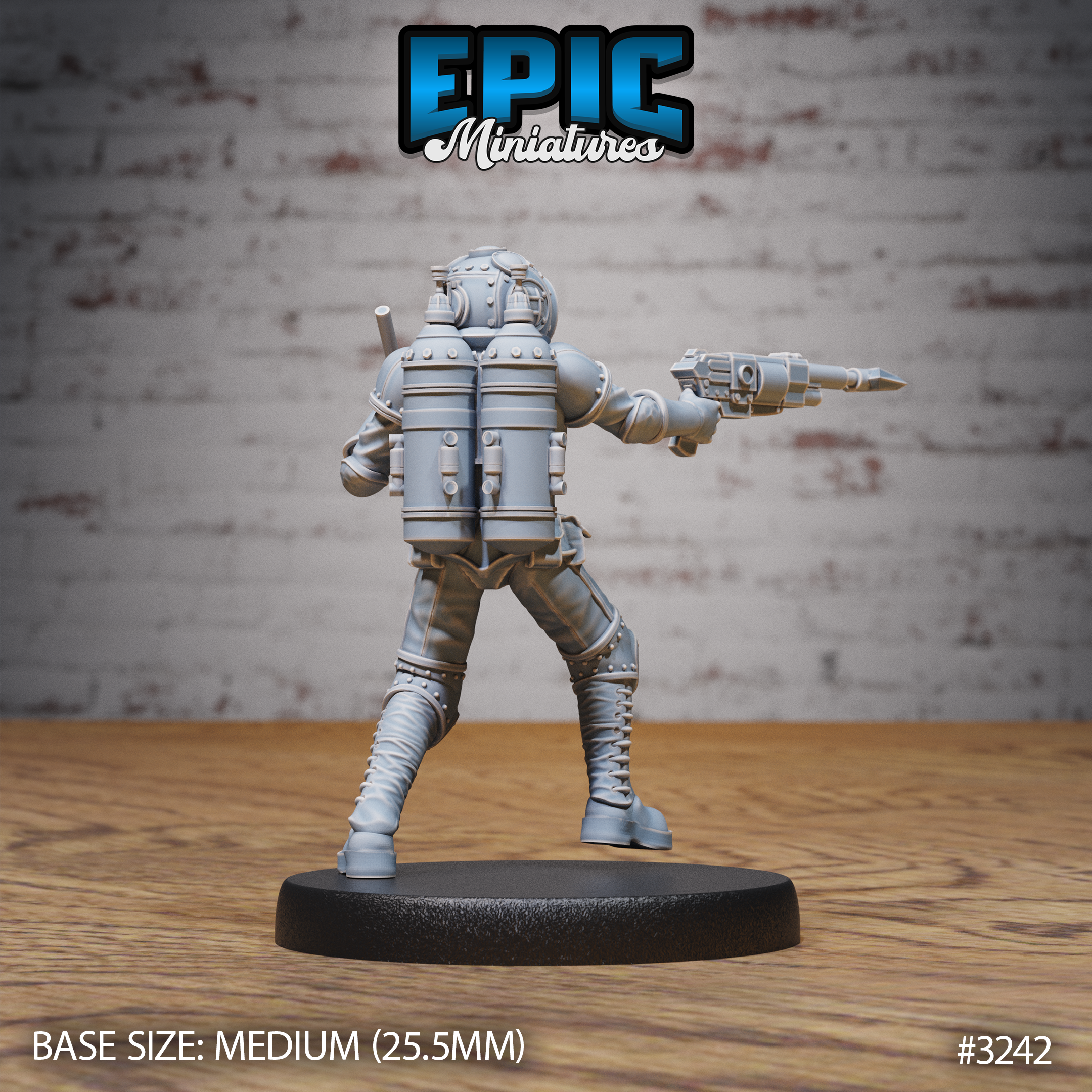 Pressure Diver / Underwater War Construct / Water Worker Robot