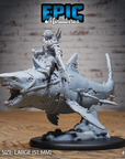 Cursed Pirate Captain Riding Shark