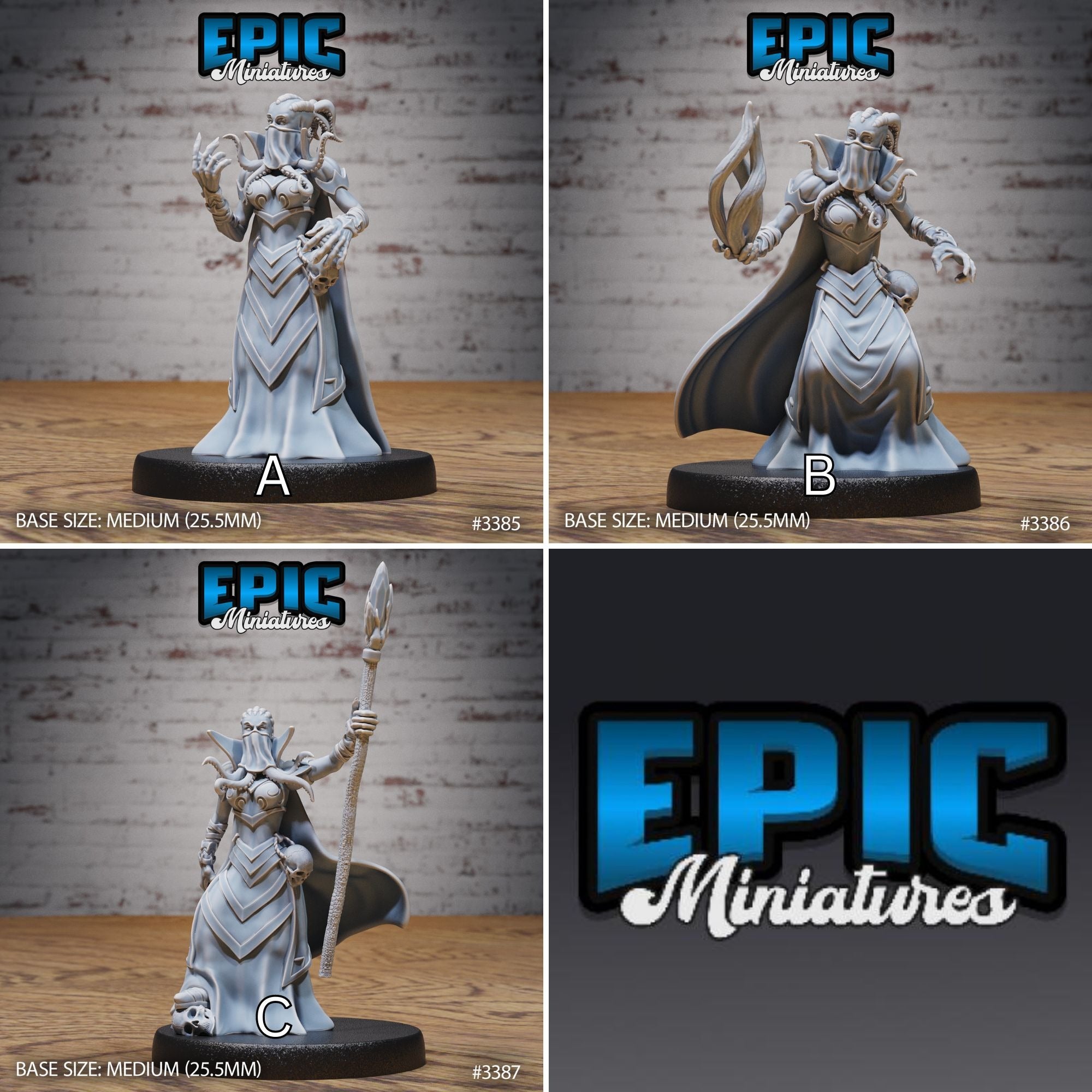 Mind Eater Female - 3d Printed by Epic Miniatures