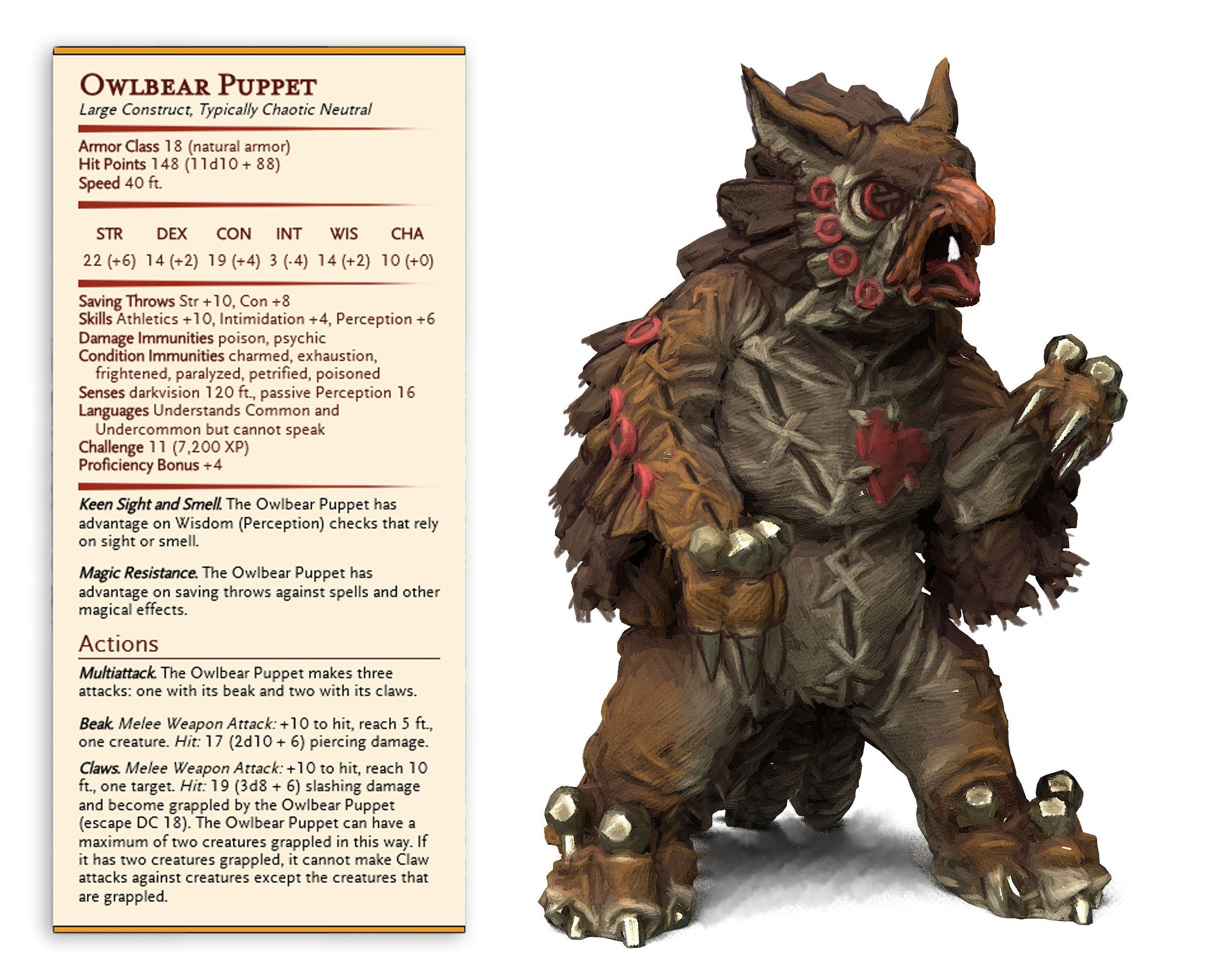 Owlbear Puppet