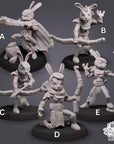 Rabbit Rangers - 3d Printed Miniature by DiceHeads