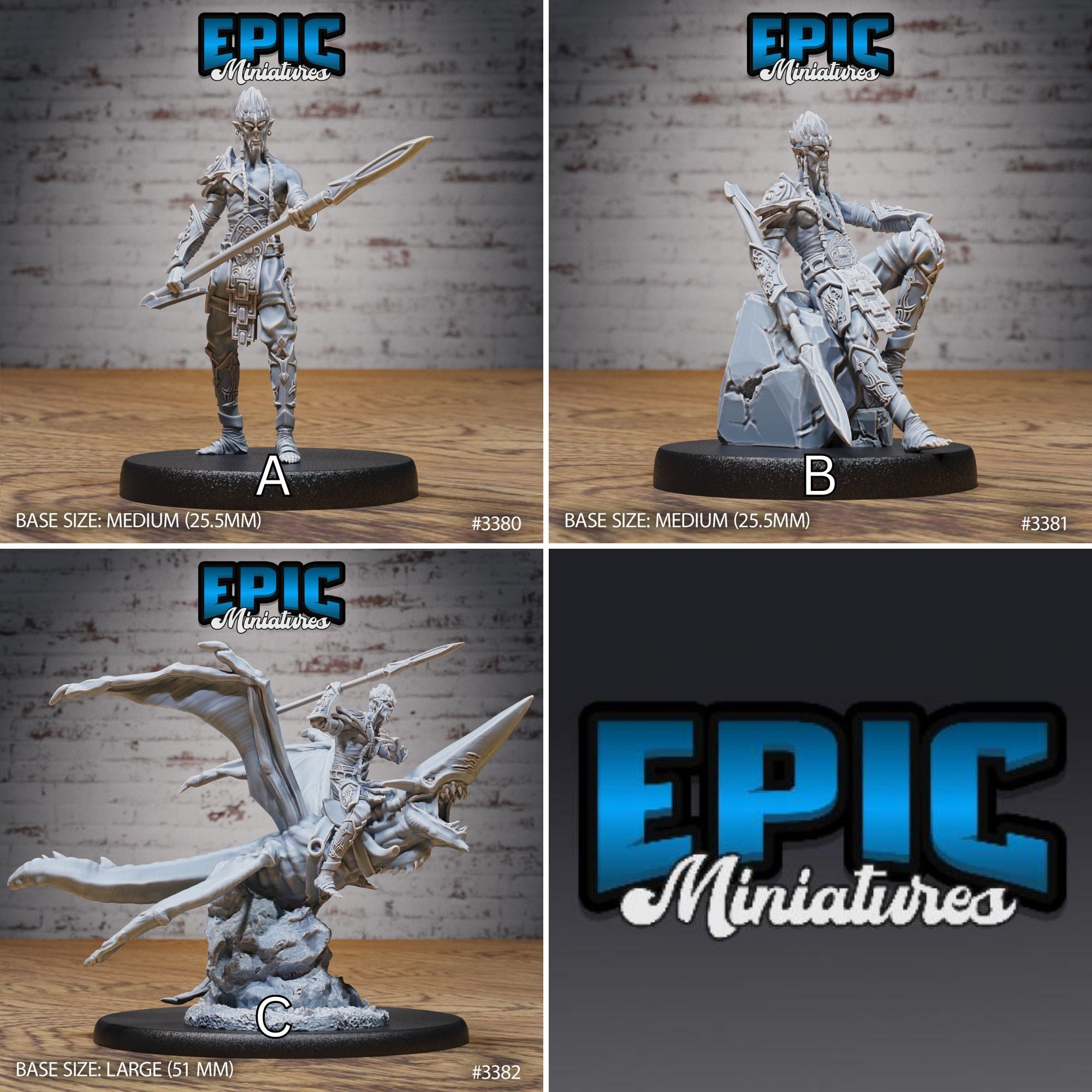 Slave Lancer - 3d Printed by Epic Miniatures