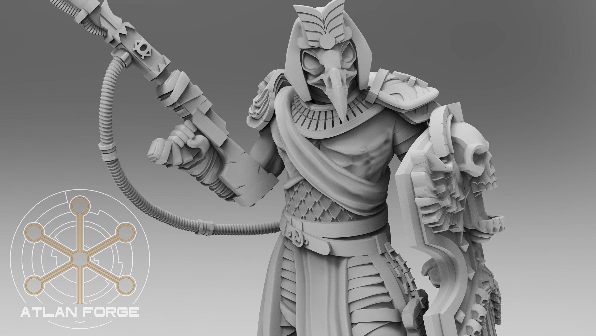Aegyptian Cultists - 5 Model Unit Sculpted by Atlan Forge